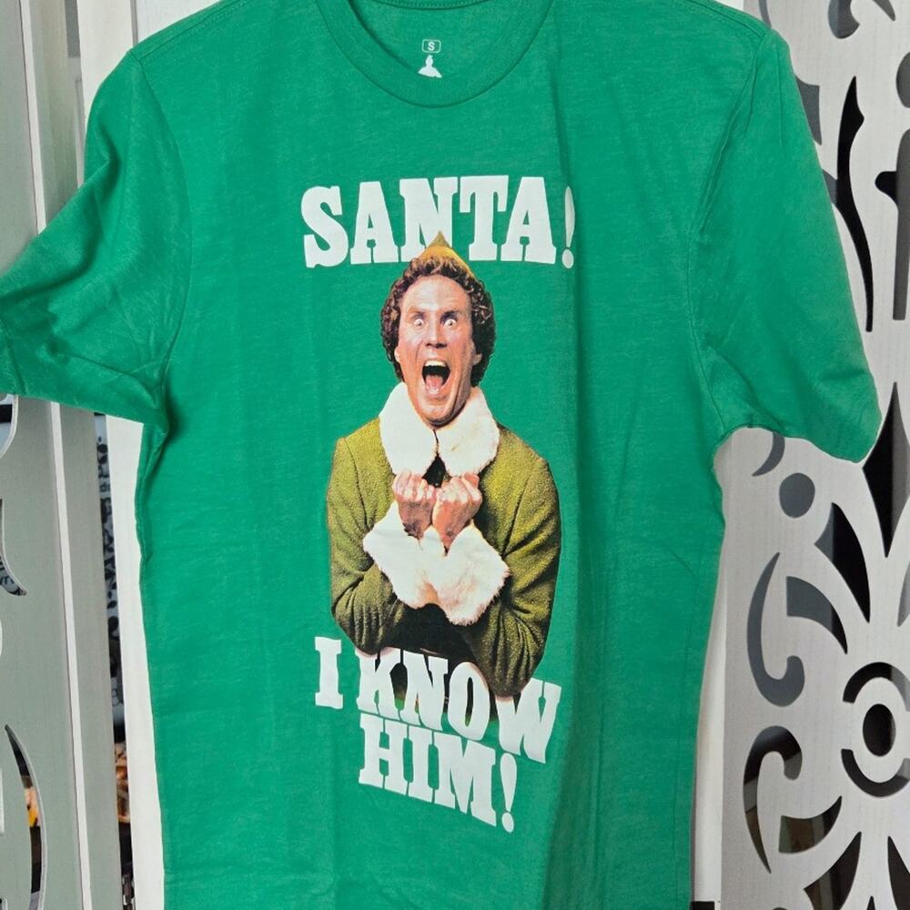 Elf Movie Santa I Know Him T Shirt Small Will Ferrell Ripple Junction Christmas